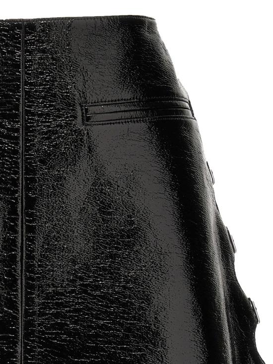  쿠레쥬 숏 스커트 224CJU169VY00149999 Black - COURREGES