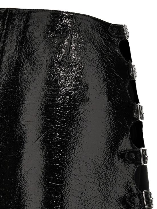  쿠레쥬 숏 스커트 224CJU169VY00149999 Black - COURREGES