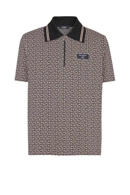 25FW 발망 폴로 티셔츠 EH1GC027BC90GFE Multicolor