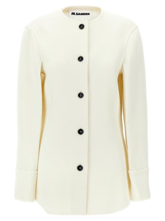  질샌더 자켓 J03DL0165J40006105 WHITE