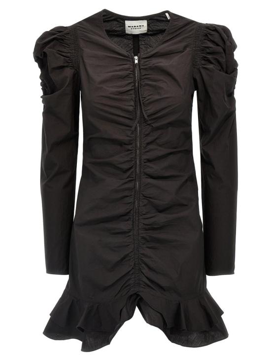 25SS 이자벨마랑에뚜왈 숏 원피스 RO0685FAC1J06E01BK Black