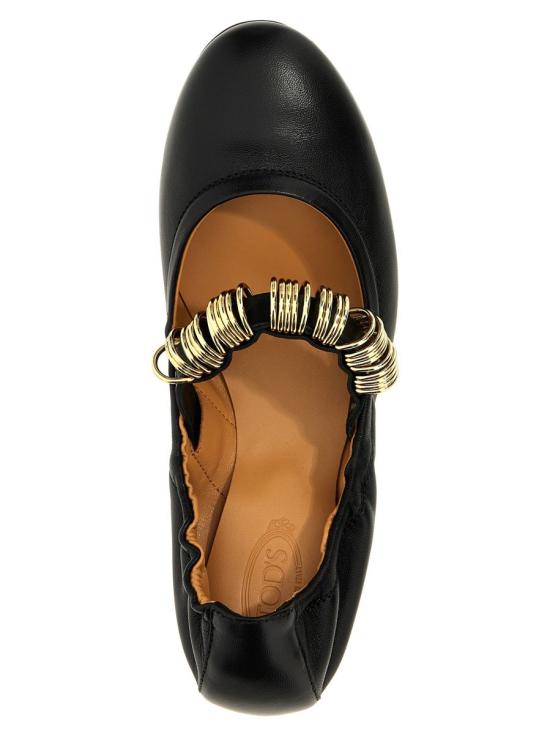 25SS 토즈 플랫 슈즈 XXW0HI0JJ10U1OB999 Black - TODS