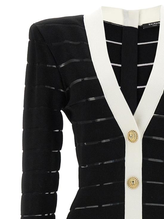 24FW 발망 숏 원피스 DF1R8053KG59EAB MULTICOLOR - BALMAIN