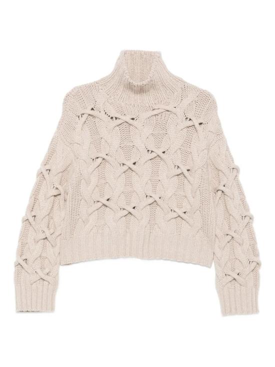 25FW 브루넬로 쿠치넬리 캐시미어 케이블 니트 스웨터 M52365804C9504 Beige