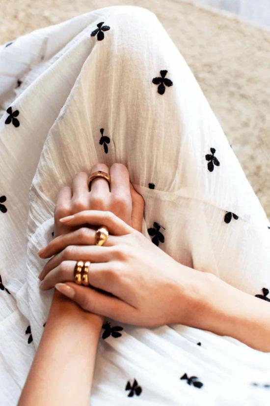  에머슨 프라이 롱 원피스 사라 티어 드레스 - EMERSON FRY