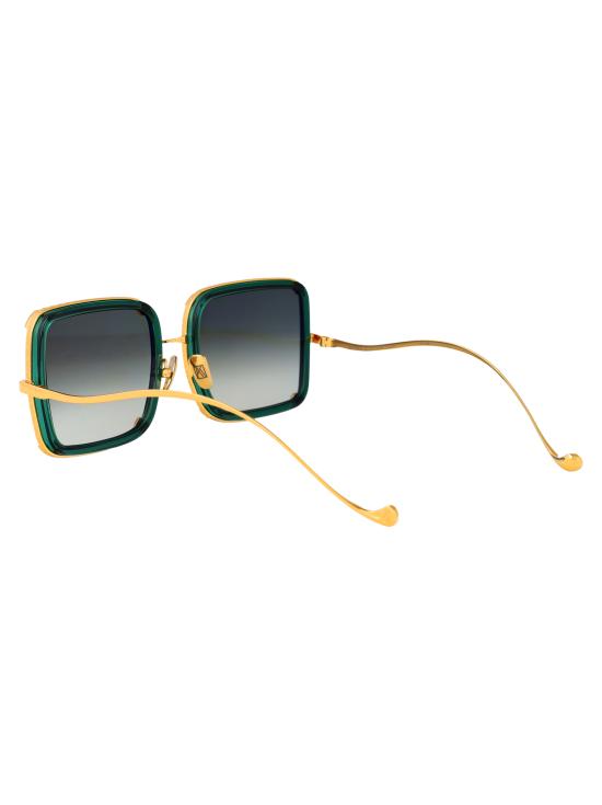 26SS 안나 카린 클라슨 선글라스 WHITE MOON Emerald green - ANNA KARIN KARLSSON