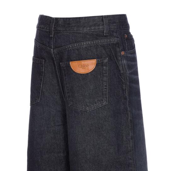 25FW 끌로에 데님 팬츠 25ADP02156075 Black - CHLOE