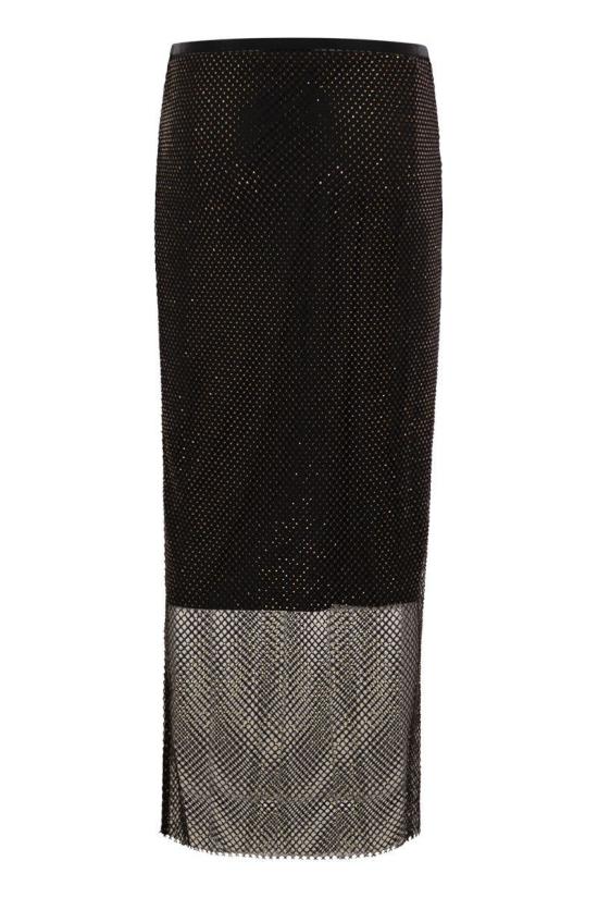 25FW 스포트막스 스커트 2522776021600 003 Black - SPORTMAX