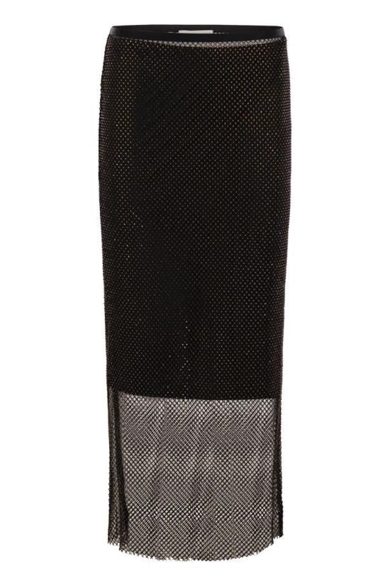 25FW 스포트막스 스커트 2522776021600 003 Black