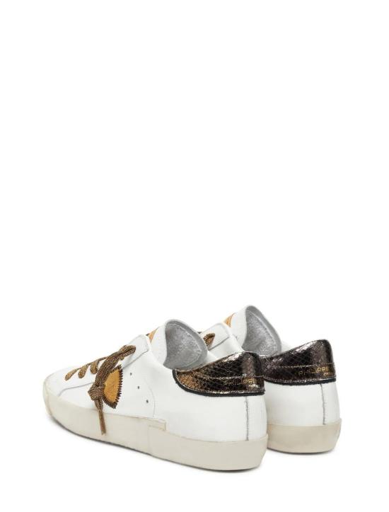 25FW 필립모델 스니커즈 PRLDVMP4 METAL BLANC BRONZE - PHILIPPE MODEL