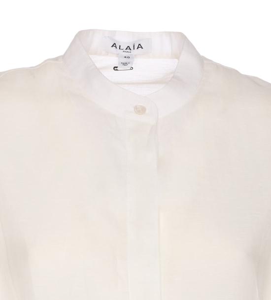 25FW 알라이아 셔츠 AA9C0988W069B000 WHITE - ALAIA