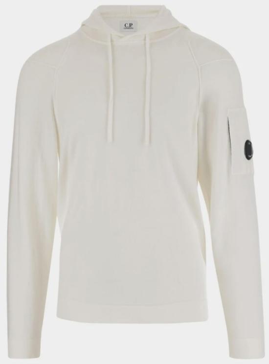 25SS 씨피 컴퍼니 후드 티셔츠 18CMKN074A004037A 103 GAUZE WHITE
