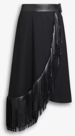 25SS 알라이아 미디 스커트 AA9J2262T471A 995 NOIR ALAIA