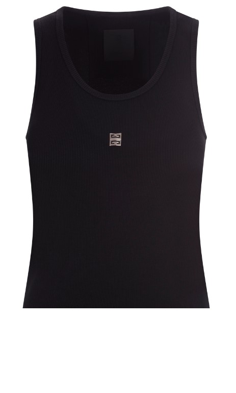  지방시 민소매 티셔츠 BW70CH3YHY 001 BLACK