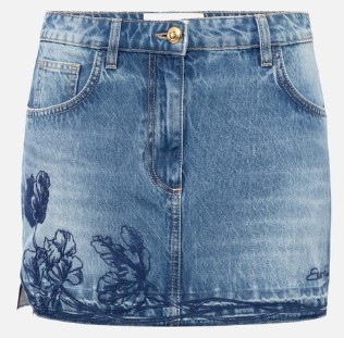 25SS 엘리자베타프랜치 데님 스커트 GJ34N51E2 R34 LIGHT DENIM