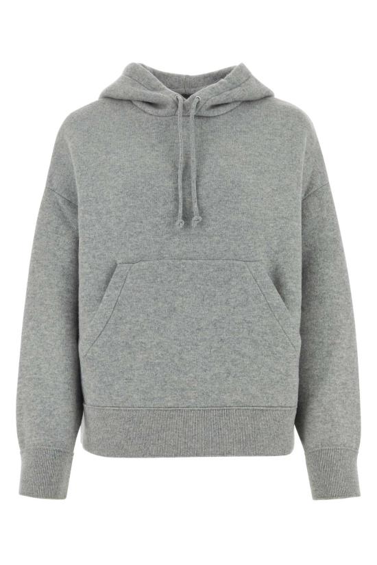  보테가베네타 후드 티셔츠 749454V33N0 8531 LIGHTGREY MELANGE 8531