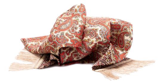 25SS 발렌티노 가라바니 머플러/스카프 6Y2E600AUZV QQ7 GIALLO ARANCIO BORDEAUX