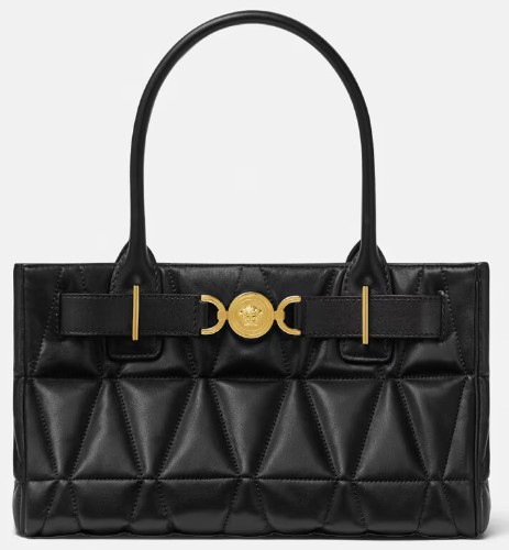 25SS 베르사체 숄더백 10131681A12973 1B00V Black Versace Gold