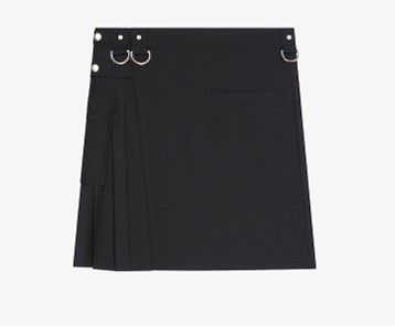  지방시 스커트 BW40RU108W 001 BLACK