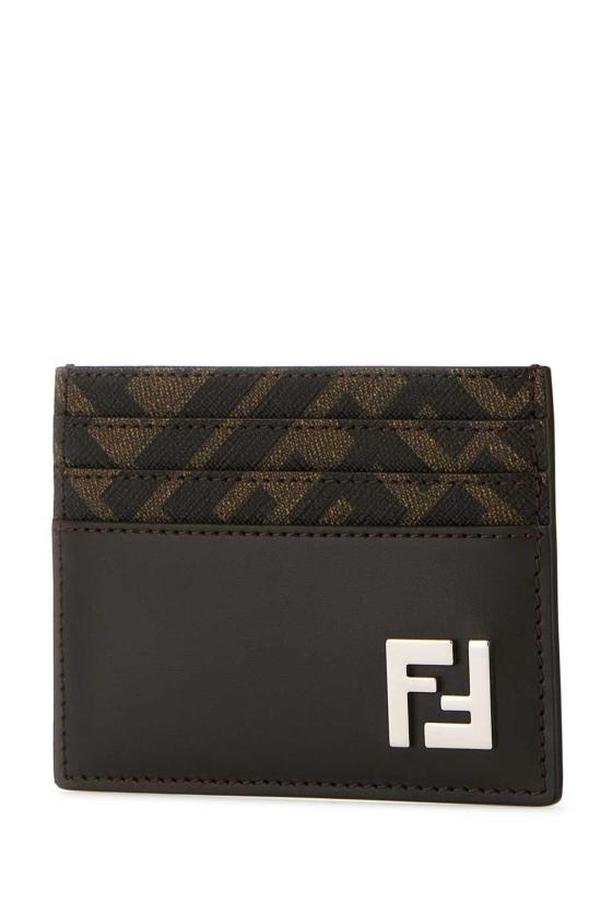 25FW 펜디 카드지갑 7M0164AFF2 F1Q1C REAL EBANO TBMR P - FENDI
