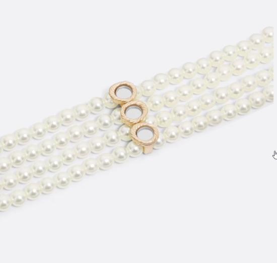  디올 팔찌 B1929WOMPL 301 Gold white - DIOR