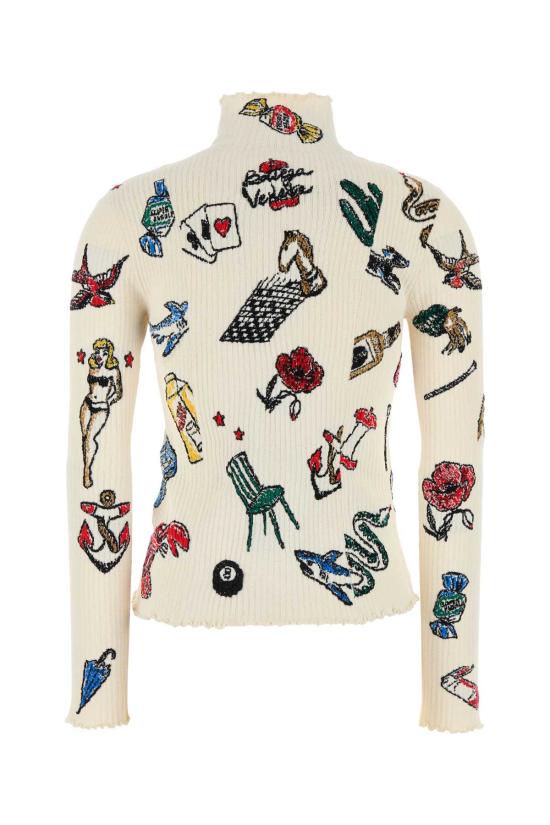 25SS 보테가베네타 긴팔 티셔츠 811949V4XE0 9091 MULTI - BOTTEGA VENETA