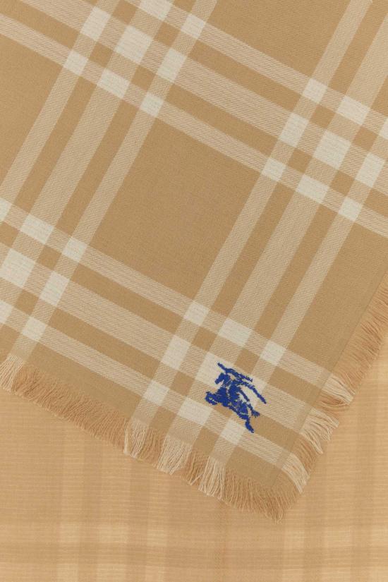  버버리 리버시블 체크 울 실크 스카프 8083802 A1420 CAMEL - BURBERRY
