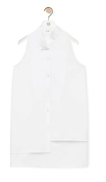  로에베 셔츠 S359Y05XA1 2100 WHITE