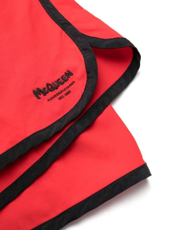  알렉산더 맥퀸 비치웨어 7021974419Q 6460 Red black 6460 - ALEXANDER MCQUEEN