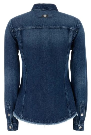 25SS 베르사체 블라우스 10184701A12930 1D800 Medium Blue - VERSACE