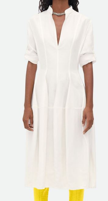  보테가베네타 숏 원피스 725506V2LB0 9071 Chalk 9071