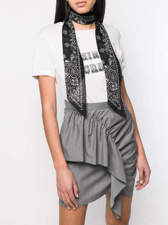  생로랑 머플러/스카프 5557723Y200 1078 Black ivory 1078 - SAINT LAURENT