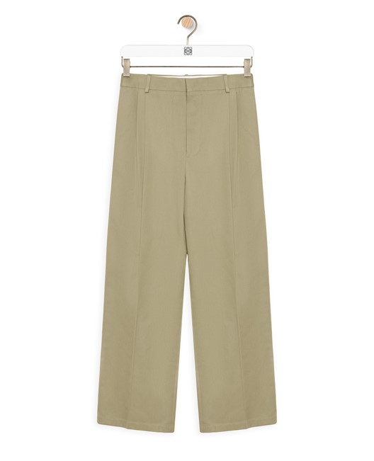  로에베 스트레이트 팬츠 H526Y04WEB 4430 MILITARY GREEN