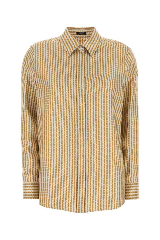 25SS 베르사체 블라우스 10013601A13367 5E490 Bone Gold