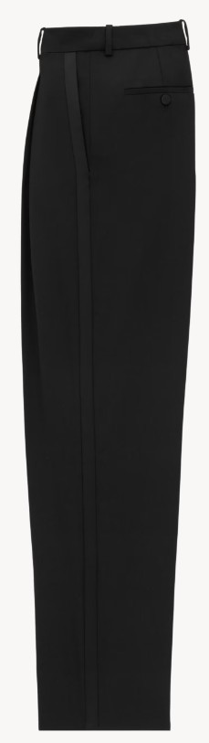  생로랑 스트레이트 팬츠 821988Y512W 1000 NERO - SAINT LAURENT