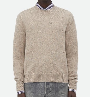 24FW 보테가베네타 스웨터 772376V2MM0 9734 DESERT