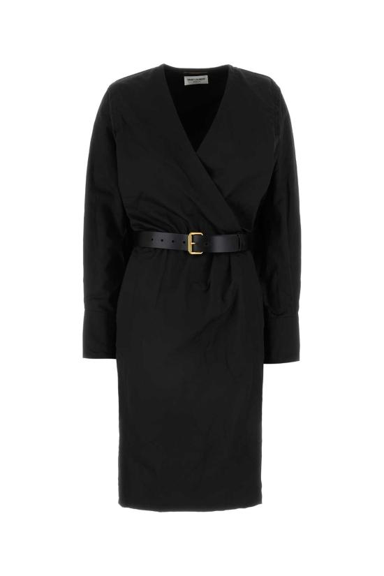  생로랑 점프수트 792010Y7I17 1000 NOIR