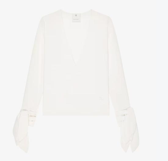 25SS 지방시 블라우스 BW61DN15X9 130 OFFWHITE