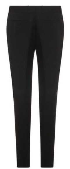 25SS 알렉산더 맥퀸 스트레이트 팬츠 829301QVAAA 1000 BLACK - ALEXANDER MCQUEEN