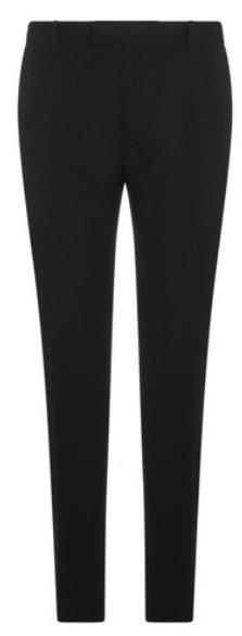 25SS 알렉산더 맥퀸 스트레이트 팬츠 829301QVAAA 1000 BLACK