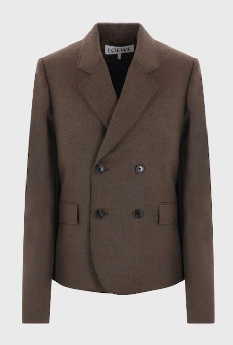 24FW 로에베 자켓 S540Y03XAO 6675 DARK MOSSMELANGE