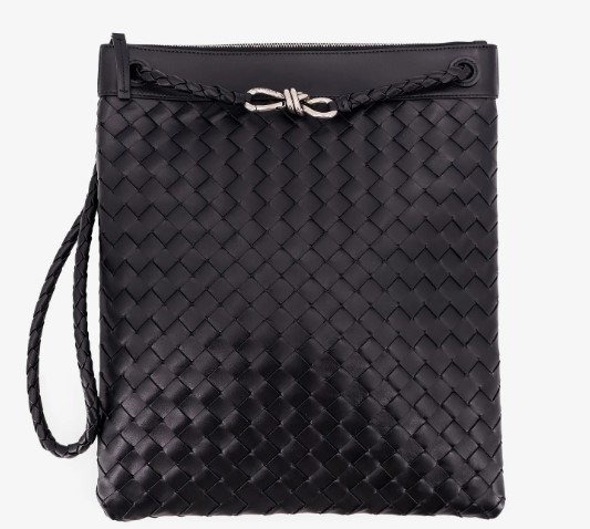 25FW 보테가베네타 크로스백 806490V2HLD 1208 BLACK VINTAGESILVER