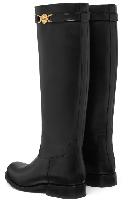 24FW 베르사체 부츠 10159121A04174 1B00V Black Versace Gold - VERSACE