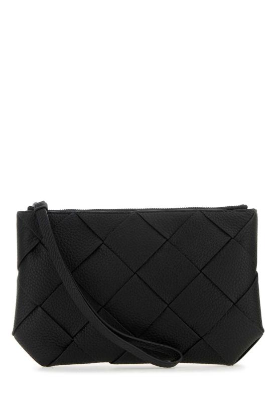 25FW 보테가베네타 클러치/파우치 795119V4FV1 8803 BLACK SILVER