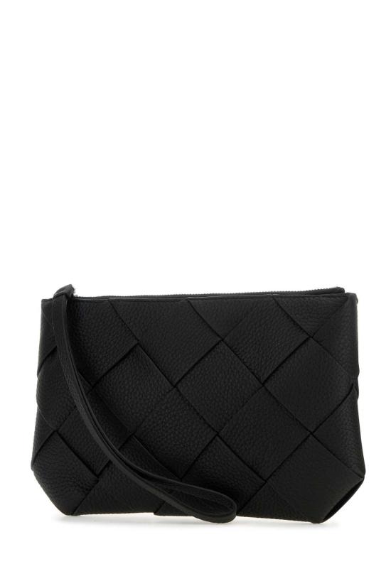 25FW 보테가베네타 클러치/파우치 795119V4FV1 8803 BLACK SILVER - BOTTEGA VENETA