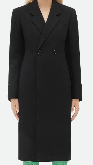  보테가베네타 코트 753426VKPH0 1000 BLACK