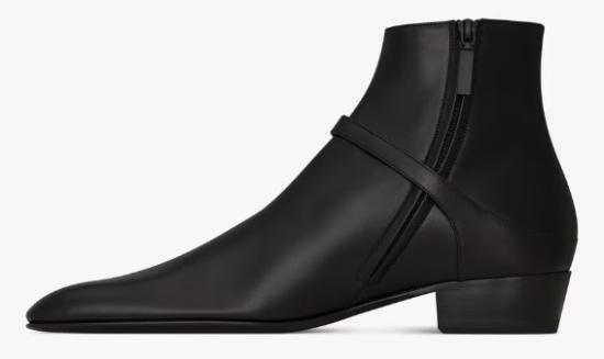 25SS 생로랑 부츠 8205981YU00 1000 NERO - SAINT LAURENT