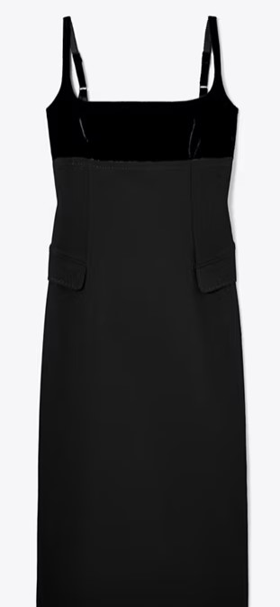  토리버치 숏 원피스 154239 001 BLACK