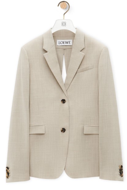 24FW 로에베 자켓 S359Y03X77 2863 LIGHT BEIGE MELANGE