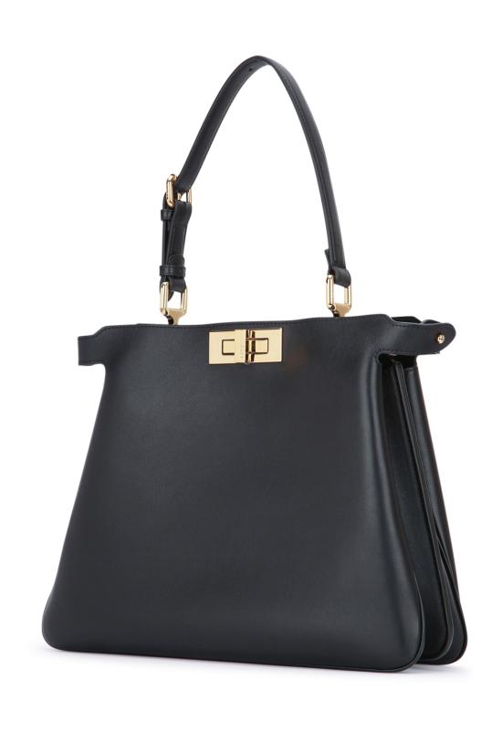 25FW 펜디 피카부 소프트 미디엄백 8BN353AOVH F0KUR BLACK - FENDI